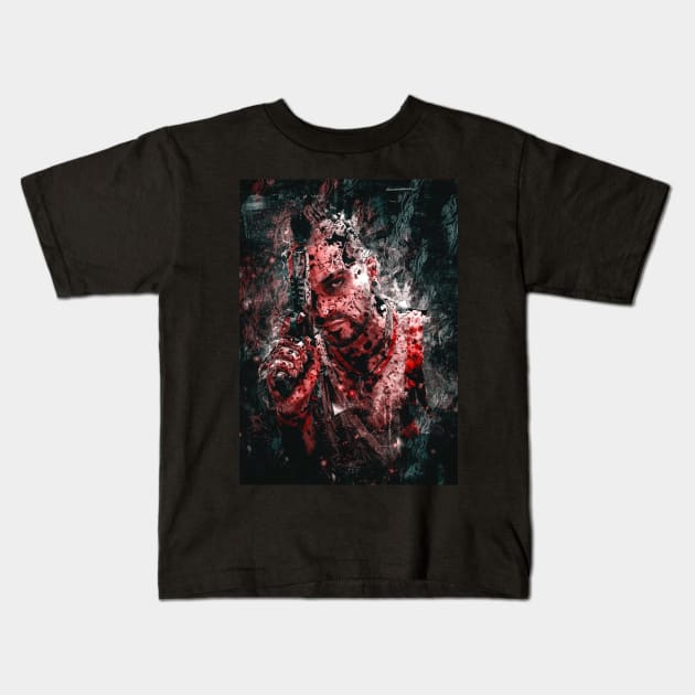 Vaas Montenegro far cry 3 Kids T-Shirt by syanart